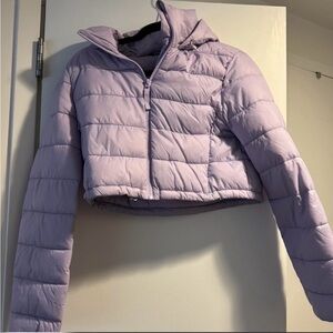 Zara Lilac Puffer Jacket
